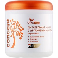 Маска для волос Питательная с Аргановым маслом Concept, 500мл