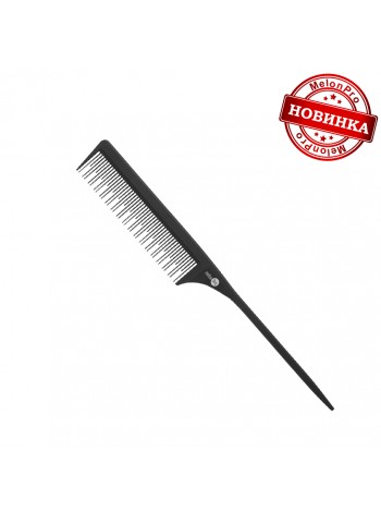 РАСЧЕСКА ПЛАСТИКОВАЯ ДЛЯ НАЧЕСА С ПЛАСТИКОВЫМ ХВОСТИКОМ И ЧАСТЫМИ ЗУБЬЯМИ, 230 ММ