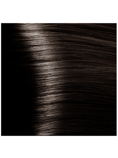   HY 4.07 Коричневый натуральный холодный Крем-краска для волос с Гиалуроновой кислотой серии “Hyaluronic acid”, 100мл