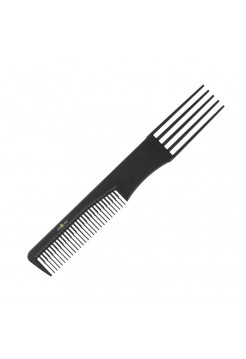РАСЧЕСКА КАРБОНОВАЯ ДЛЯ НАЧЕСА С ПЛАСТИКОВЫМИ ЗУБЦАМИ 192 ММ 
