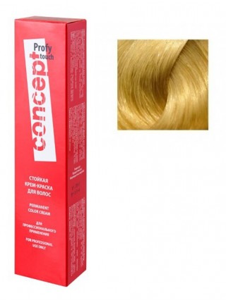 10.0 Cтойкая крем-краска для волос Сoncept, очень светлый блондин