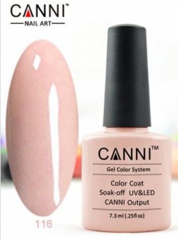 Гель-лак Canni № 116 Natural Pink
