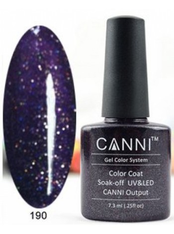 Гель-лак Canni № 190 Flash Violet Black
