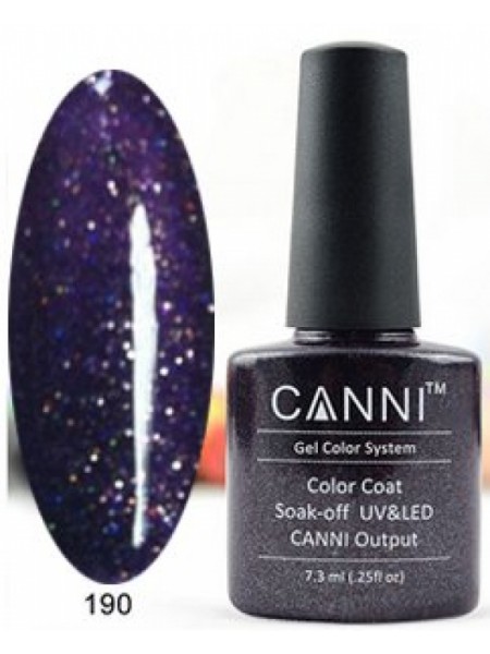 Гель-лак Canni № 190 Flash Violet Black