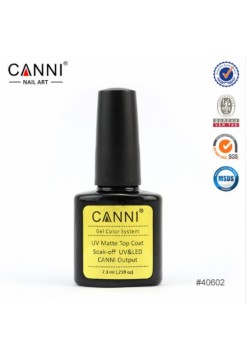 Верхнее  матовое покрытие Canni Matte Top, 7,5 мл.
