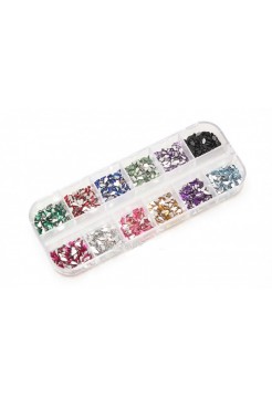 Набор акриловых страз в боксе (капля)