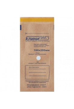 Пакет для стерилизации из крафт-бумаги 100х250мм 1шт.